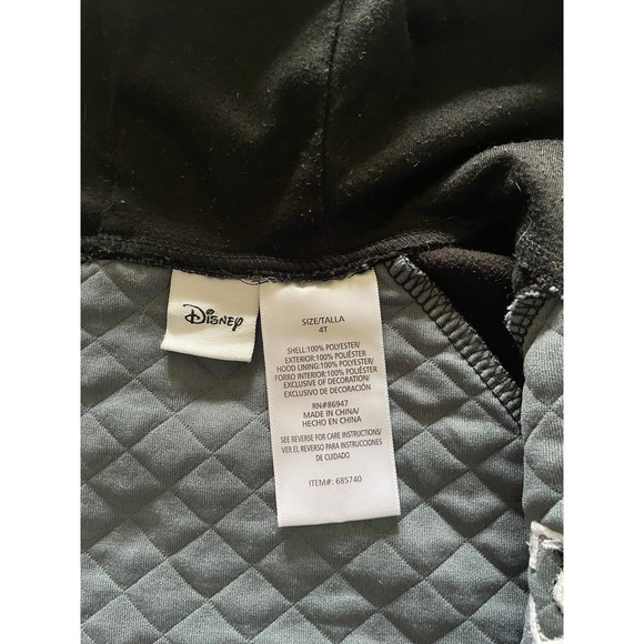 Disney Mickey Mause kids Long Sleeve Full Front Zipper Hoodie Jacket Top Size 4 - Picture 6 of 6